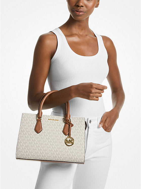 Michael Kors Sheila Medium Logo Satchel