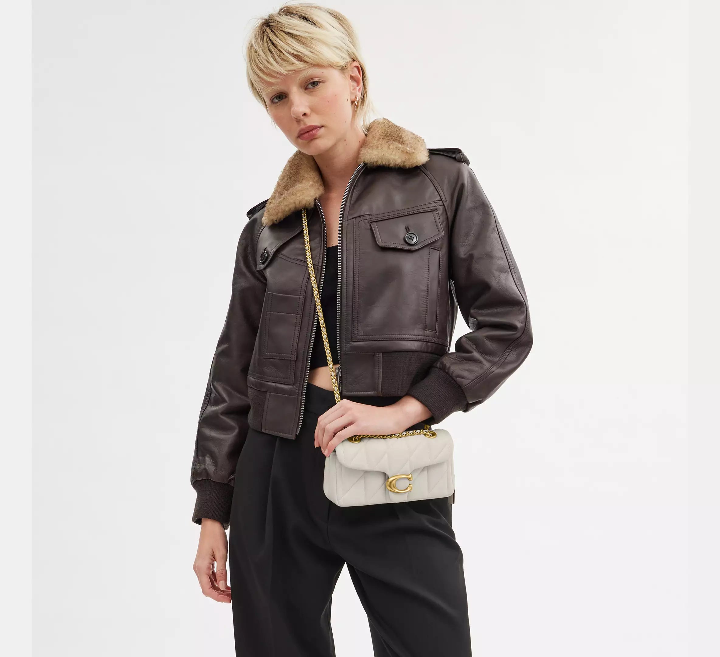 Tabby Shoulder Bag 20 With Pillow Quilting